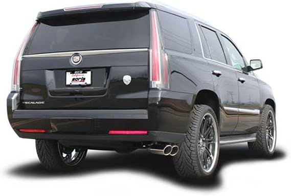 BORLA 140652 Cat-Back Perf. Exhaust Sys. for 2015-2020 Cadillac Escalade/GMC Yukon Denali 6.2L V8 Automatic Transmission 2, 4 Wheel Drive 4 Door. Does NOT Fit Escalade ESV Or Yukon Denali XL Vehicles