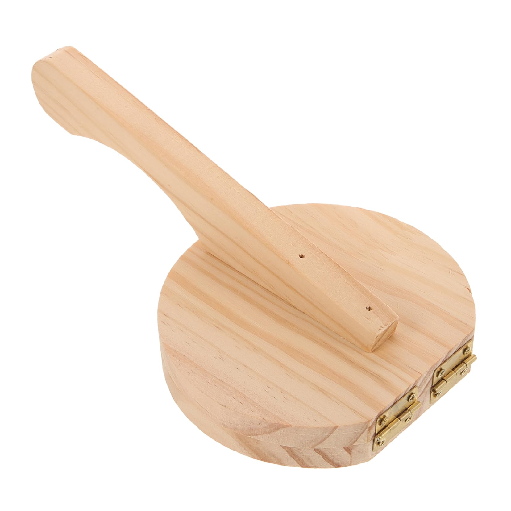 Alipis Dumplings Maker Dough Presser Leather Press Plate Dumpling Maker Mold Wood Tortilla Press for Home Use
