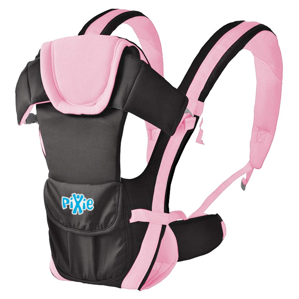 PixieBaby Carrier-Pink/Black, Piece Of 1