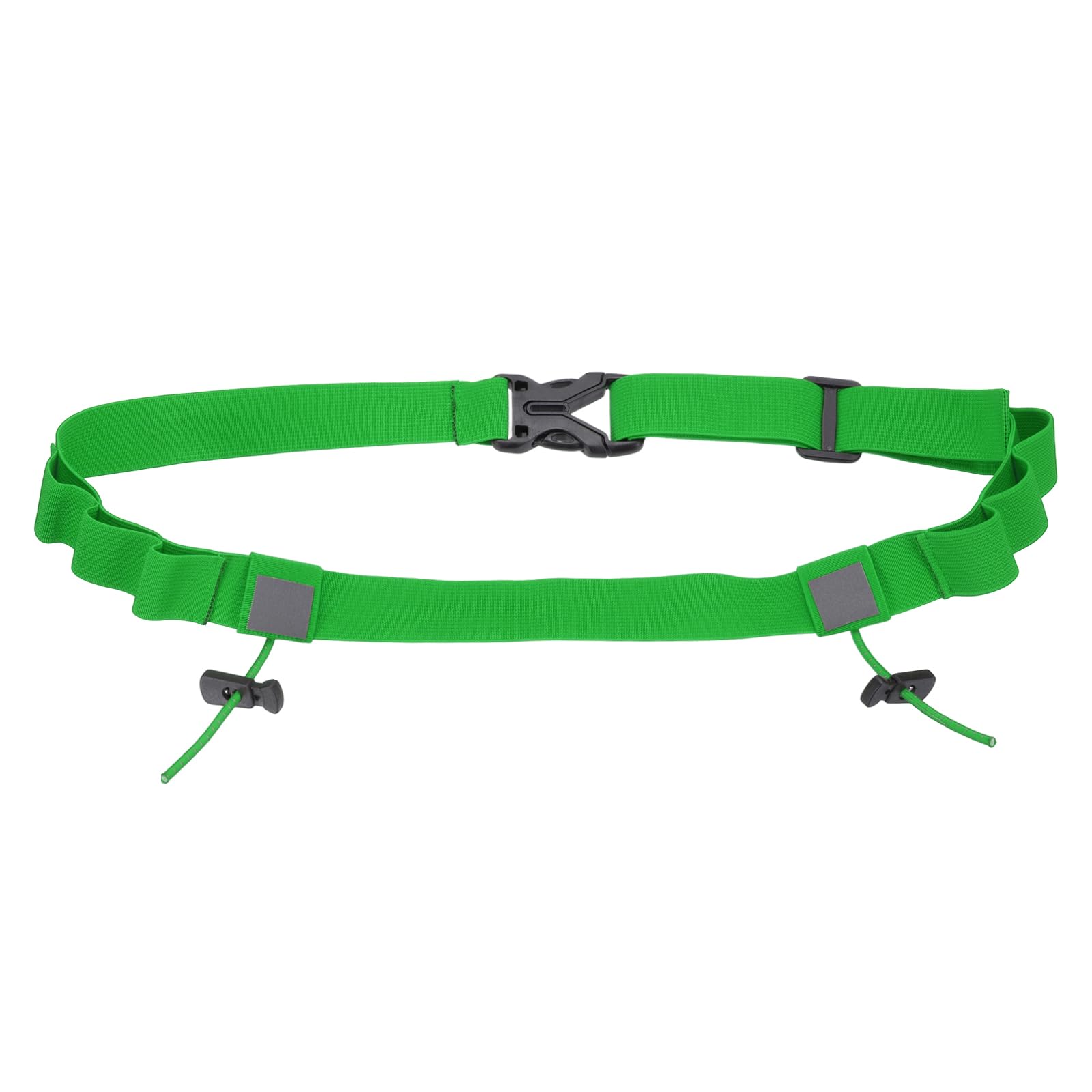 YELARXI Race Number Belt, Elastic Comfortable Running Belts with 6 Energy Gel Loops, Sport Race Bib Holder 1 Pcs & Green-Fitting for (Running/Triathlon/Marathon/Cycling)