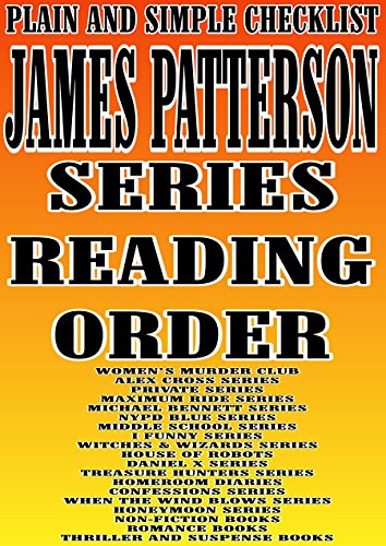 Printable List Of James Patterson Books In Chronological Order Jesrus