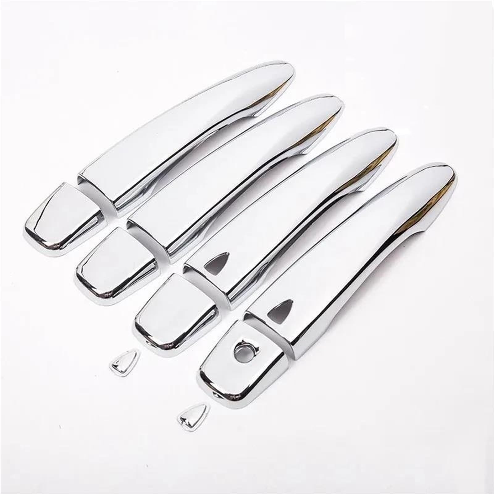 Noheeu Silver B Car Exterior Door Handle Grab Cover Trim Sticker Styling For Nissan X-Trail Xtrail T32 Rogue 2014-2020 2019 2018(Silver B)