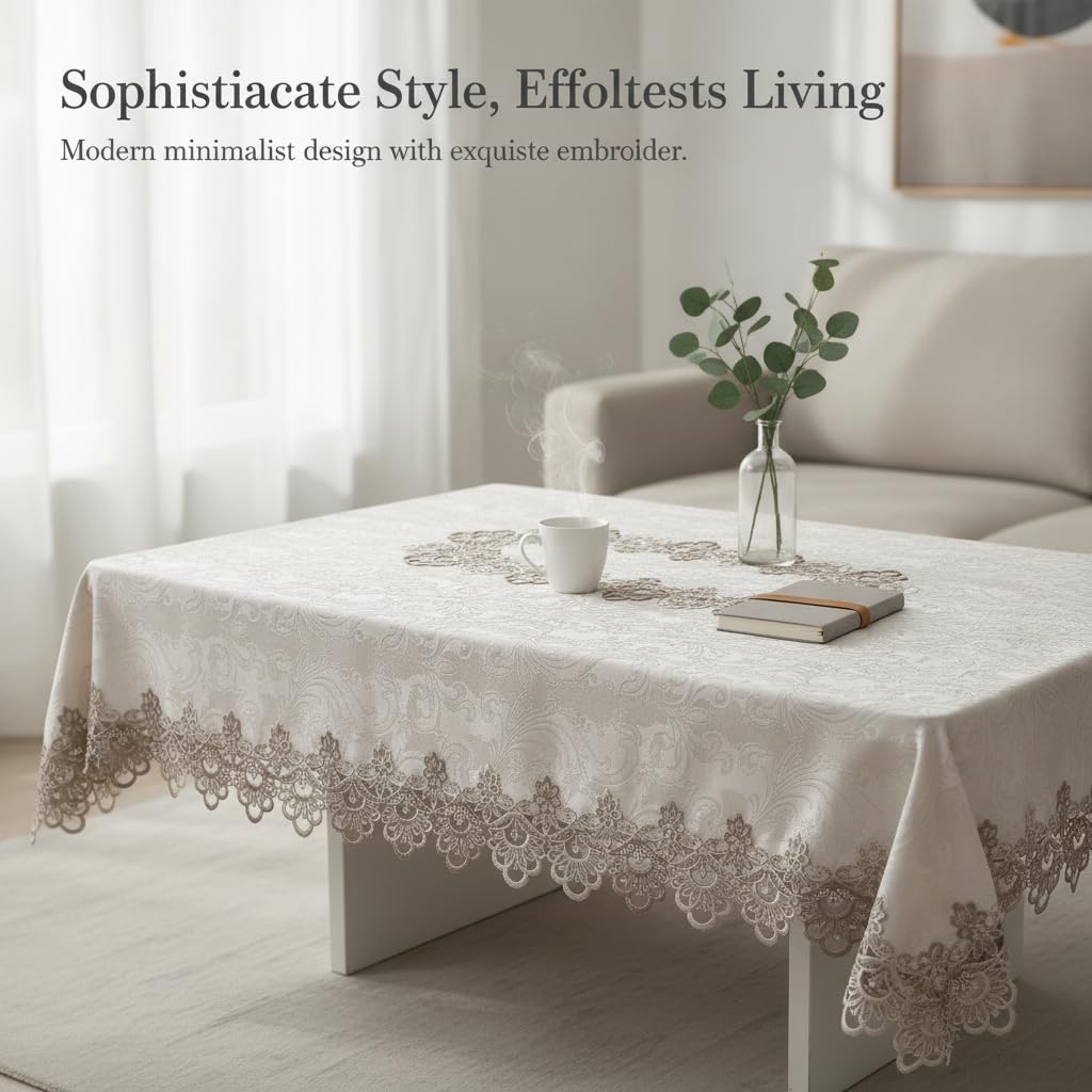 Nappe Table Basse en Polyester