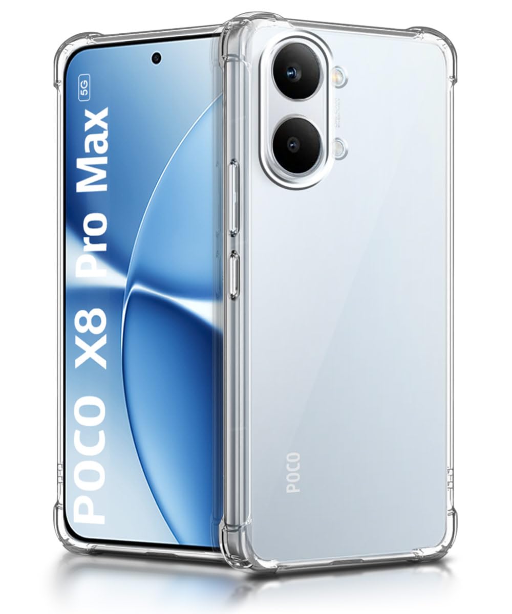 Transparent Case for Poco X8 Pro - Full Protection -18 Transparent Case for Poco X8 Pro - Full Protection -18