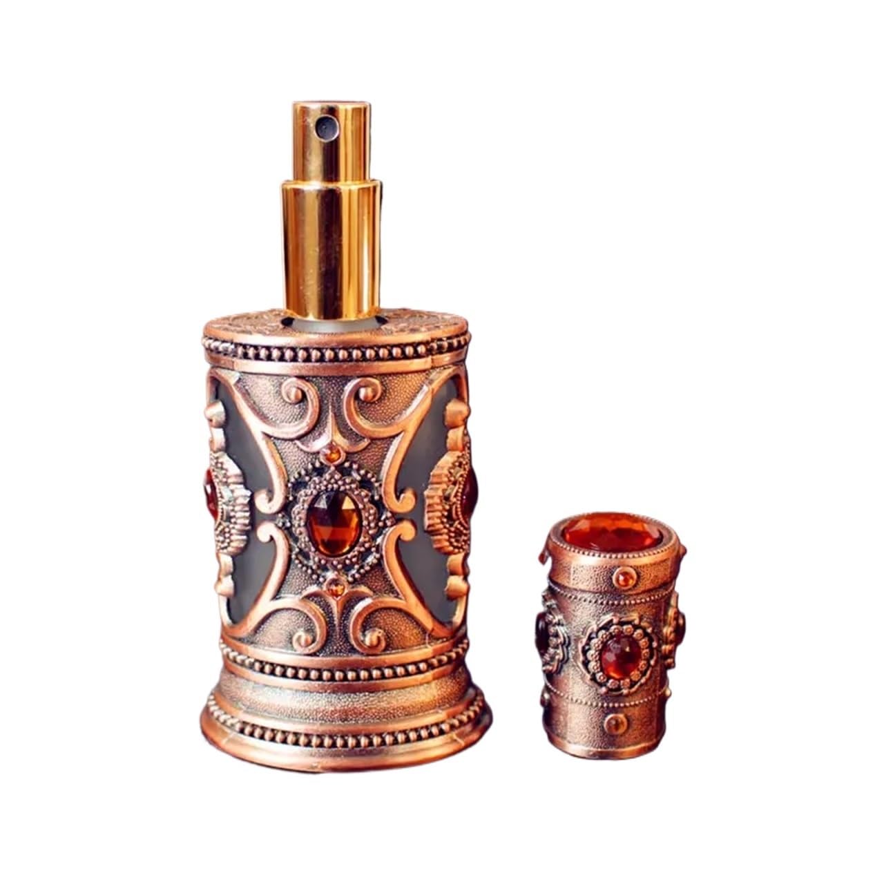 Bottiglie di profumo in metallo vintage da 40 ml Flacone spray in vetro vuoto Decorazione regalo nozze Bottiglia in Per Viaggi E Vacanze