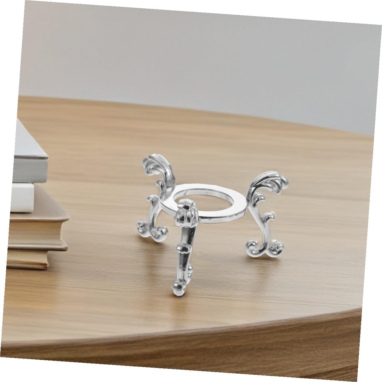 Amosfun 3pcs Crystal Ball Display Base Iron Desktop Stand for Crystals