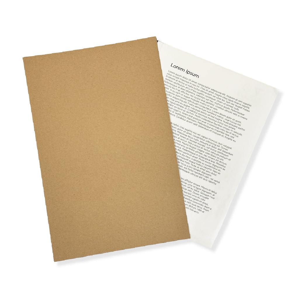 Exacompta - Ref FS250-BUFZ - Guildhall - Square Cut Folder, 250gsm Medium Weight Manilla, 349 x 242mm, A4 & Foolscap, Approx. 100 Sheets, Blue Angel Certified - Buff, Pack of 100