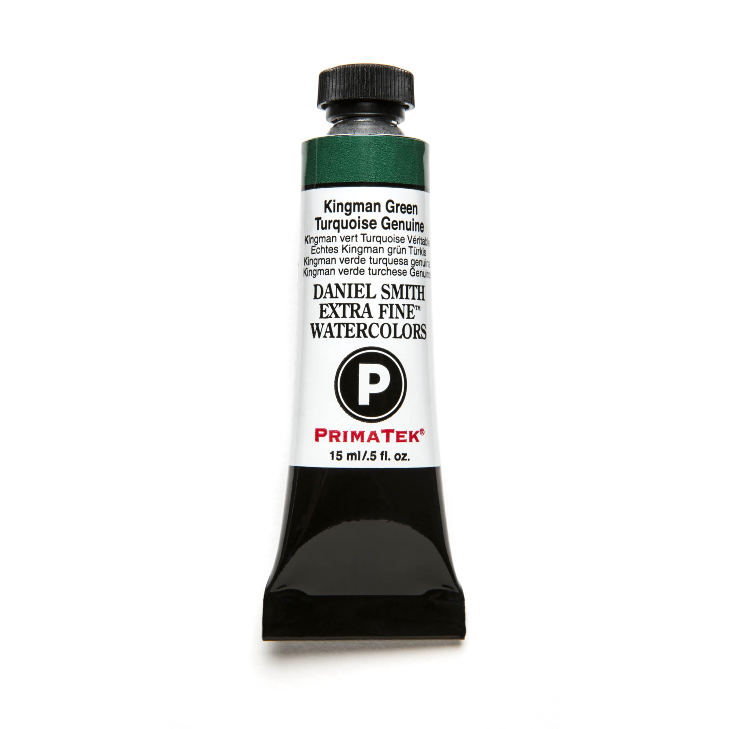 DANIEL SMITH Extra Fine Watercolor 15ml Paint Tube, Kingman Green Turquoise Genuine, 0.5 Fl Oz (Pack of 1)