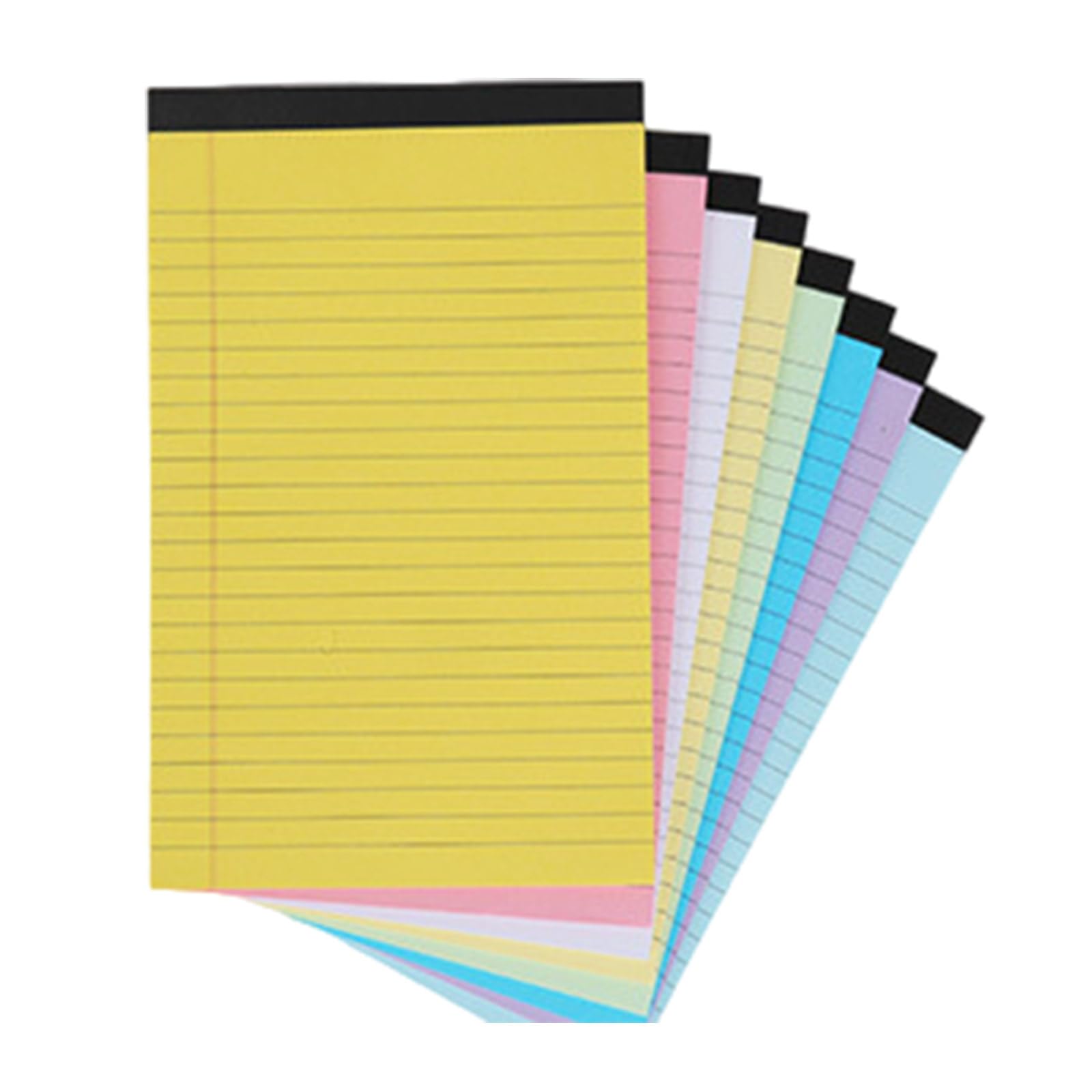 8 Stück Taschen Notizblöcke, buntes Notizbuch, linierter Papierblock, Notizblock zum Abreißen, Notizblöcke