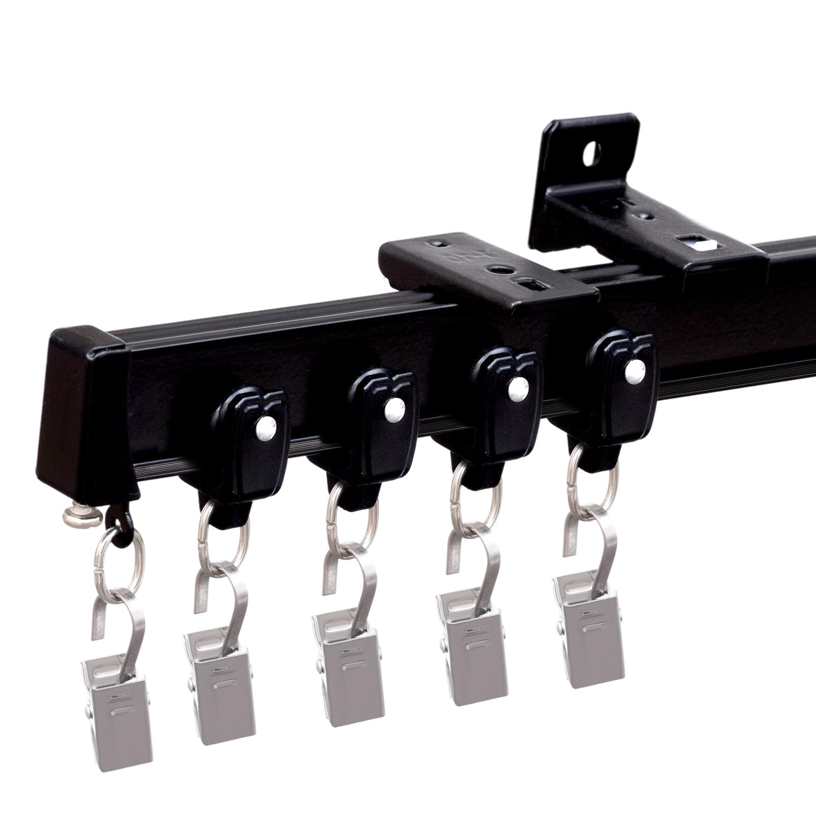 MaKefeile Bendable Ceiling Curtain Track Ceilings Mount or Wall Mounted Heavy-Duty Room Divider Curtains Rails for Living room Bedroom Shower Privacy