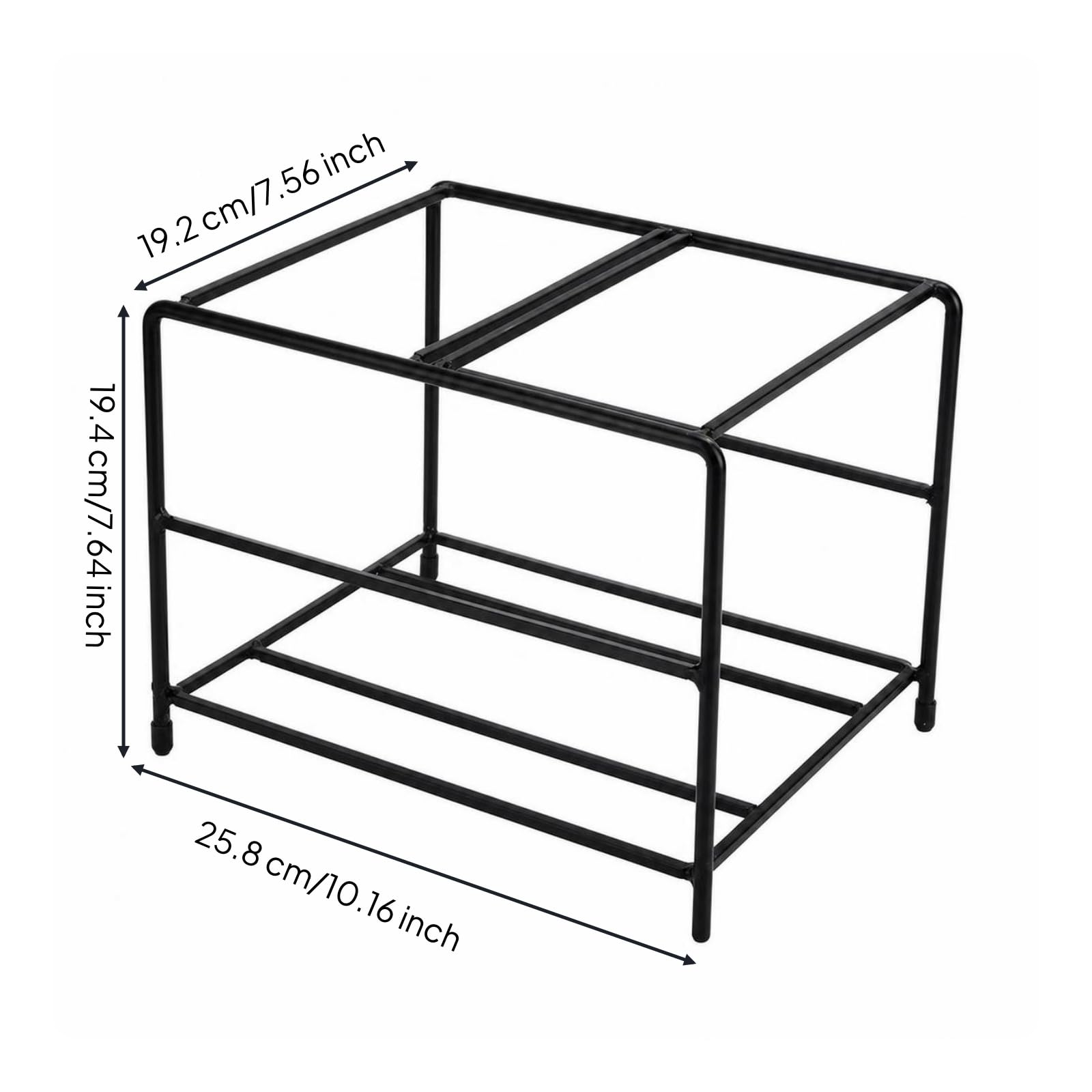 rockible Soporte para Dispensador Estable | Estructura Metálica Resistente, Compacto, para Cocina, Baristas, Estante 2L