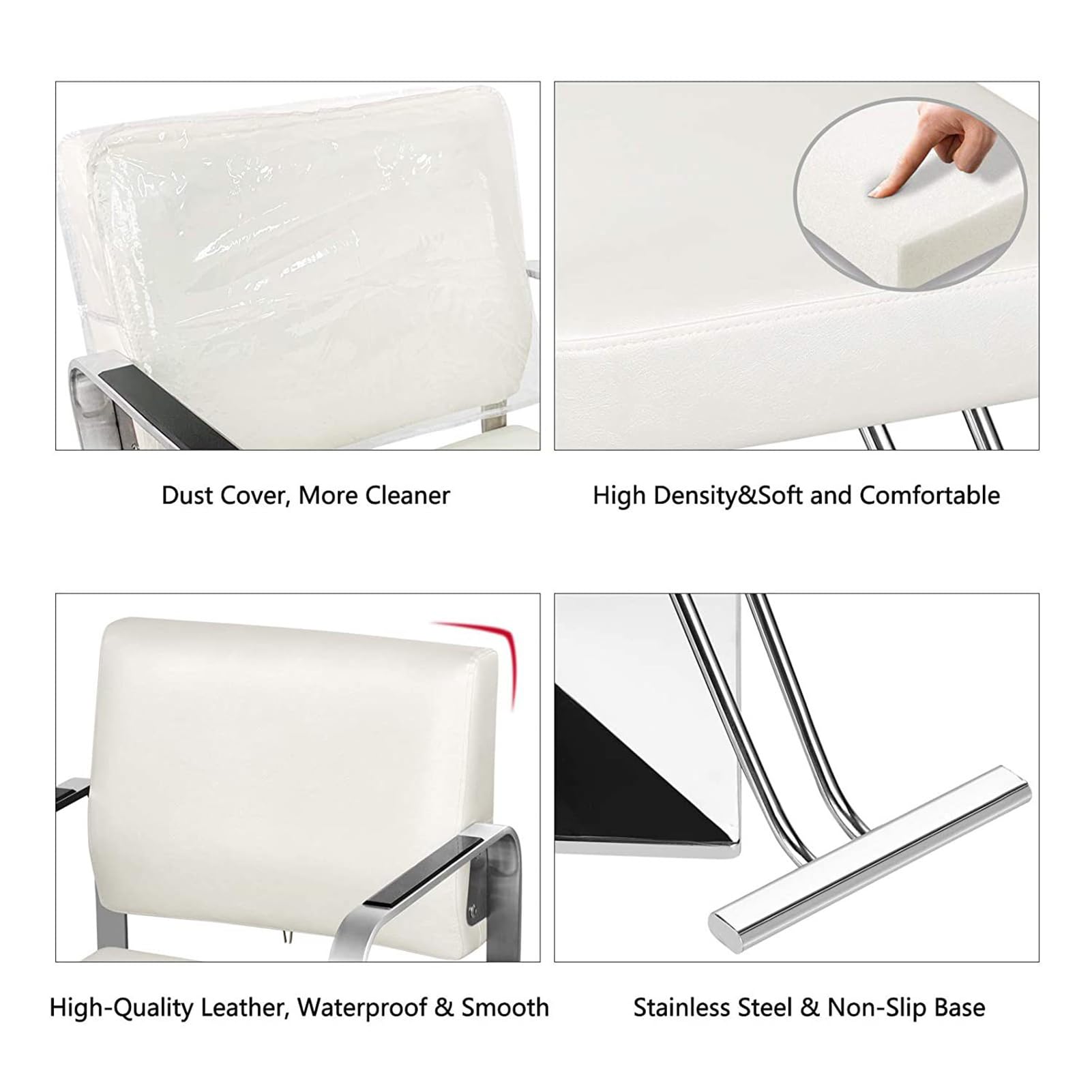 Generic Fotel fryzjerski, fotel salonowy dla fryzjera, fotel fryzjerski z hydraulicznym fotelem stylisty, fotel do tatuażu, wyposażenie salonu kosmetycznego,White