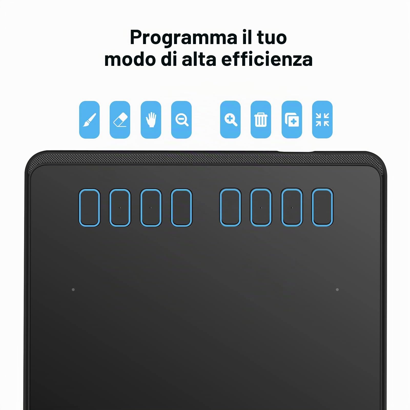 HUION H950P Tavoletta grafica senza batterie con funzione Tilt e 8192 livelli di sensibilità alla pressione della penna