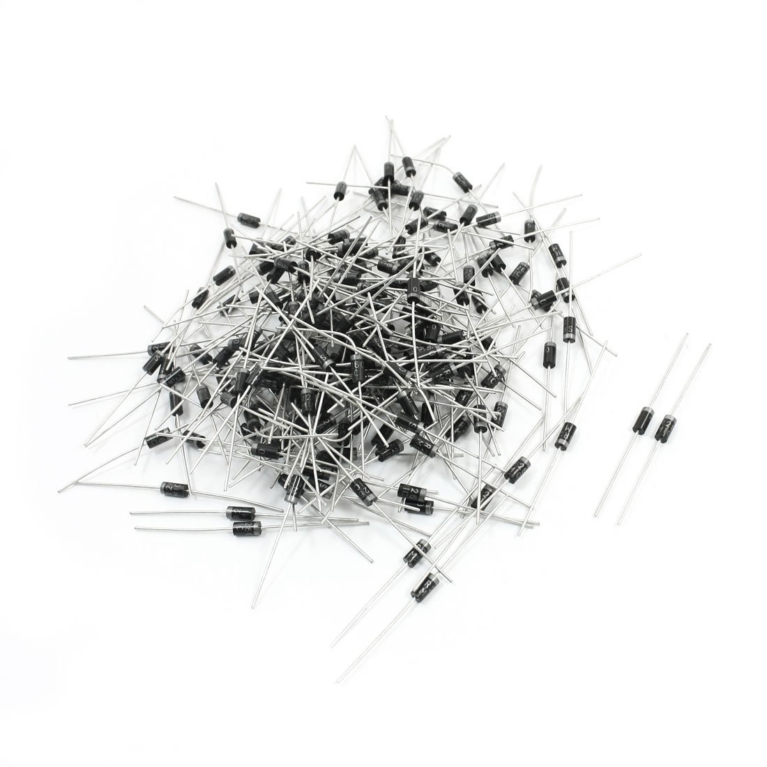 Diodos SR260 60V 2A Diodos rectificadores Schottky de Orificio pasante Diodos Schottky de 3 mm x 6 mm 200 Piezas