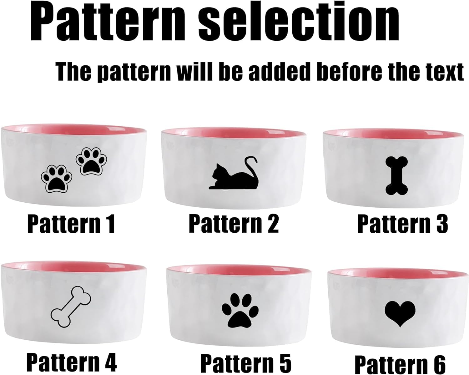 Cuenco personalizado para dueños de mascotas, regalos personalizables, nombre de tu mascota, cuencos personalizados para perro, gato, cachorro o gatito, plato para comida seca húmeda o agua (mediano)