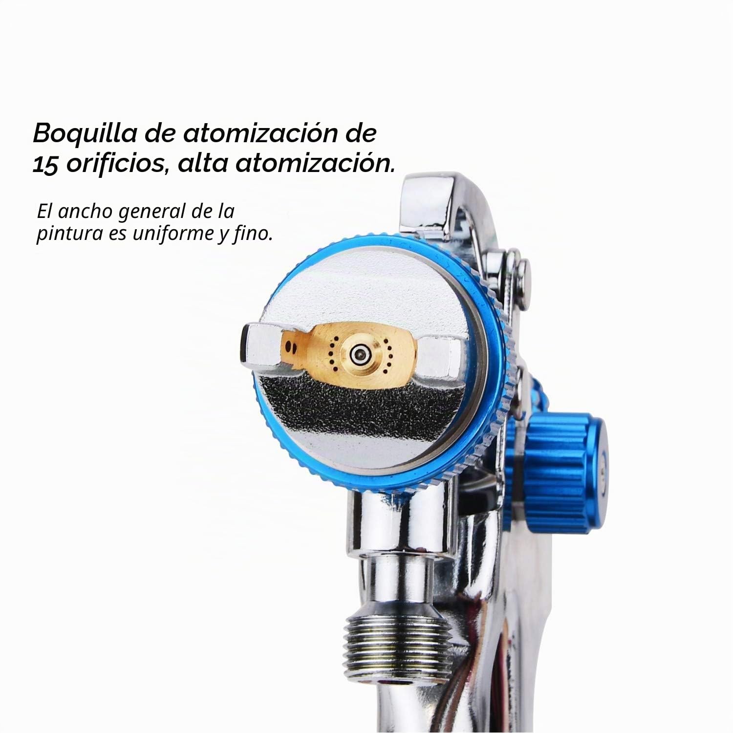 Pistola de Pintura de Aire comprimido de 1,7 mm, Pistola de pulverización Profesional HVLP para automóvil, hogar y Muebles