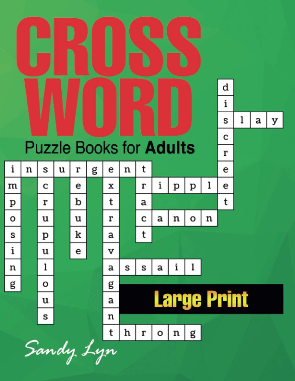 Buy Large Print Cros Puzzle Books for Adults Jumbo Cros Puzzle Books for Men & Women Adults