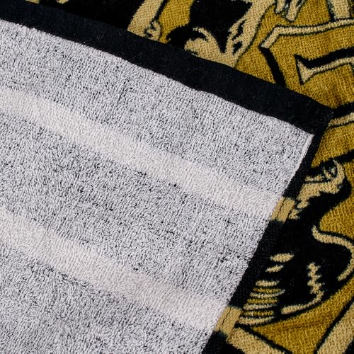 Toalla de baño de Harry Potter Hogwarts multicolor grande de dimensiones 75x150cm 6