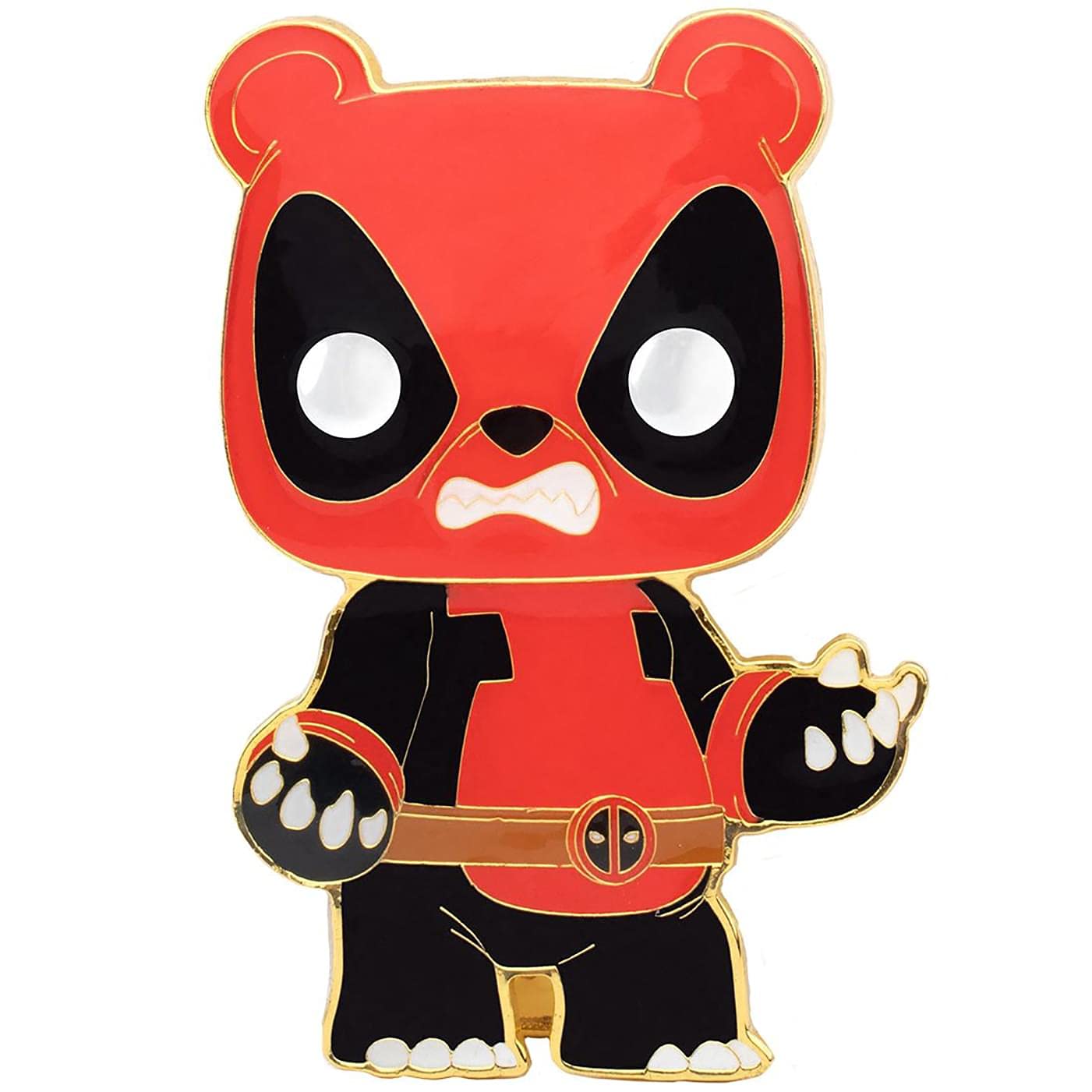 Funko Deadpool POP! Pin assortiment pin's émaillés Panda Deadpool 10 cm (12), red