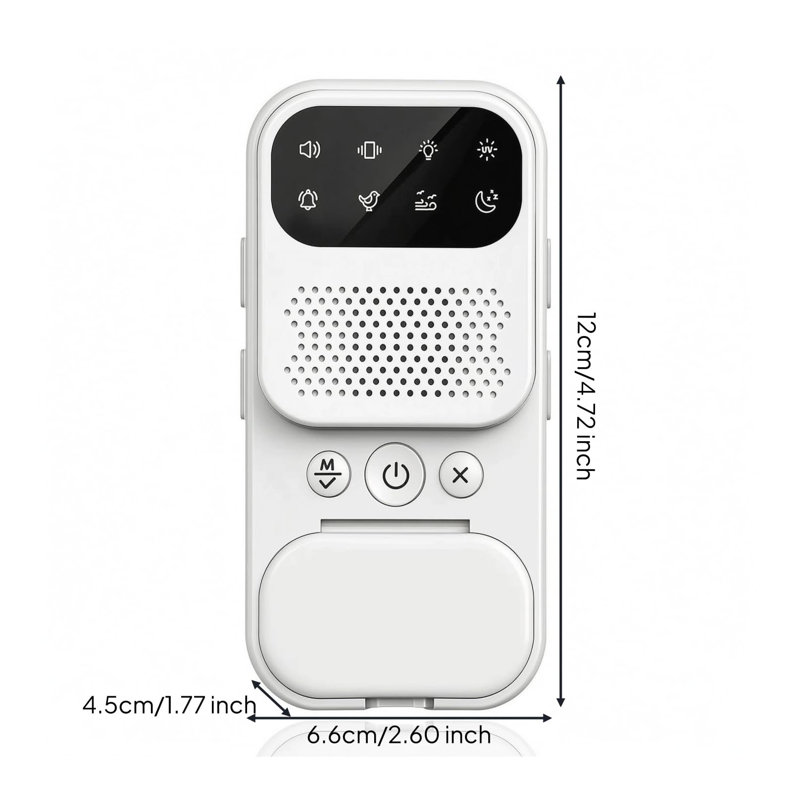 MERIGLARE Alarme Pipi au Lit avec d'Humidité Portable pour Enfants et Adultes Appareil Nocturne Rechargeable avec Câble USB Adapté aux Soins à Domicile et aux Ais aux Personnes Âgées , Style to 3
