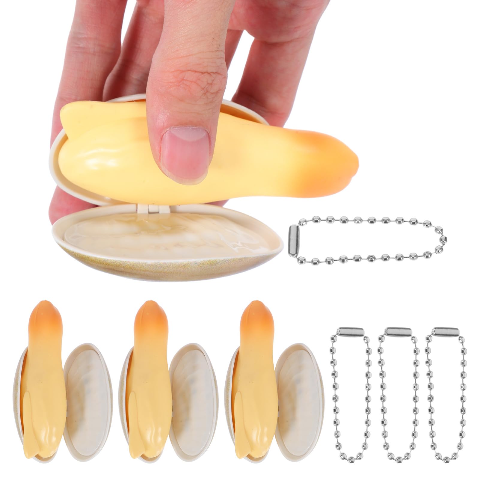 YARNOW 4Pcs Shell Shape Water Squirters for Outdoor Fun for and Pranks Easy to Use for Beach and Pool Activities