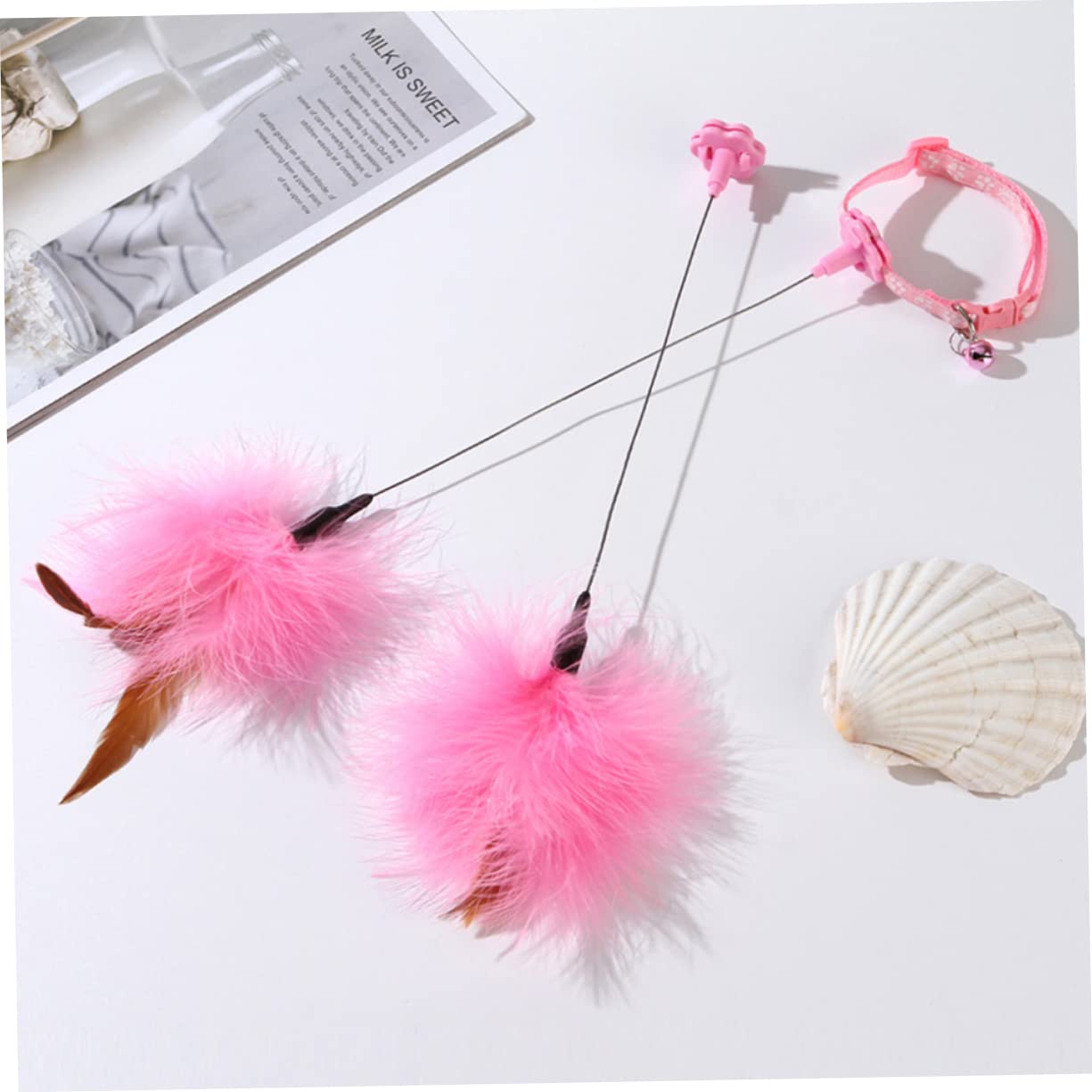 IMIKEYA 2Pièces à Interactive pour Chat avec Accessoires pour Intérieur Résistante et Durable pour Divertissement de Votre