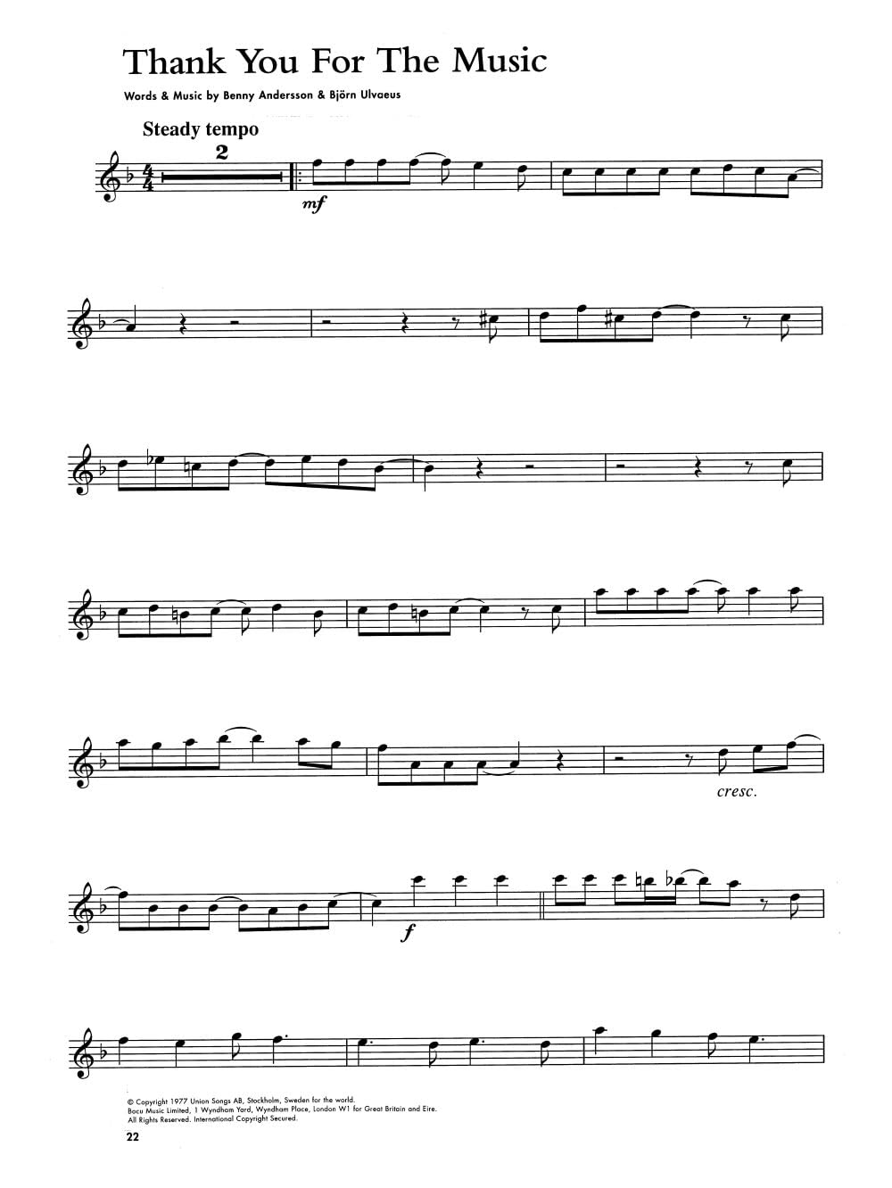 Guest spot abba: playalong for flute +cd