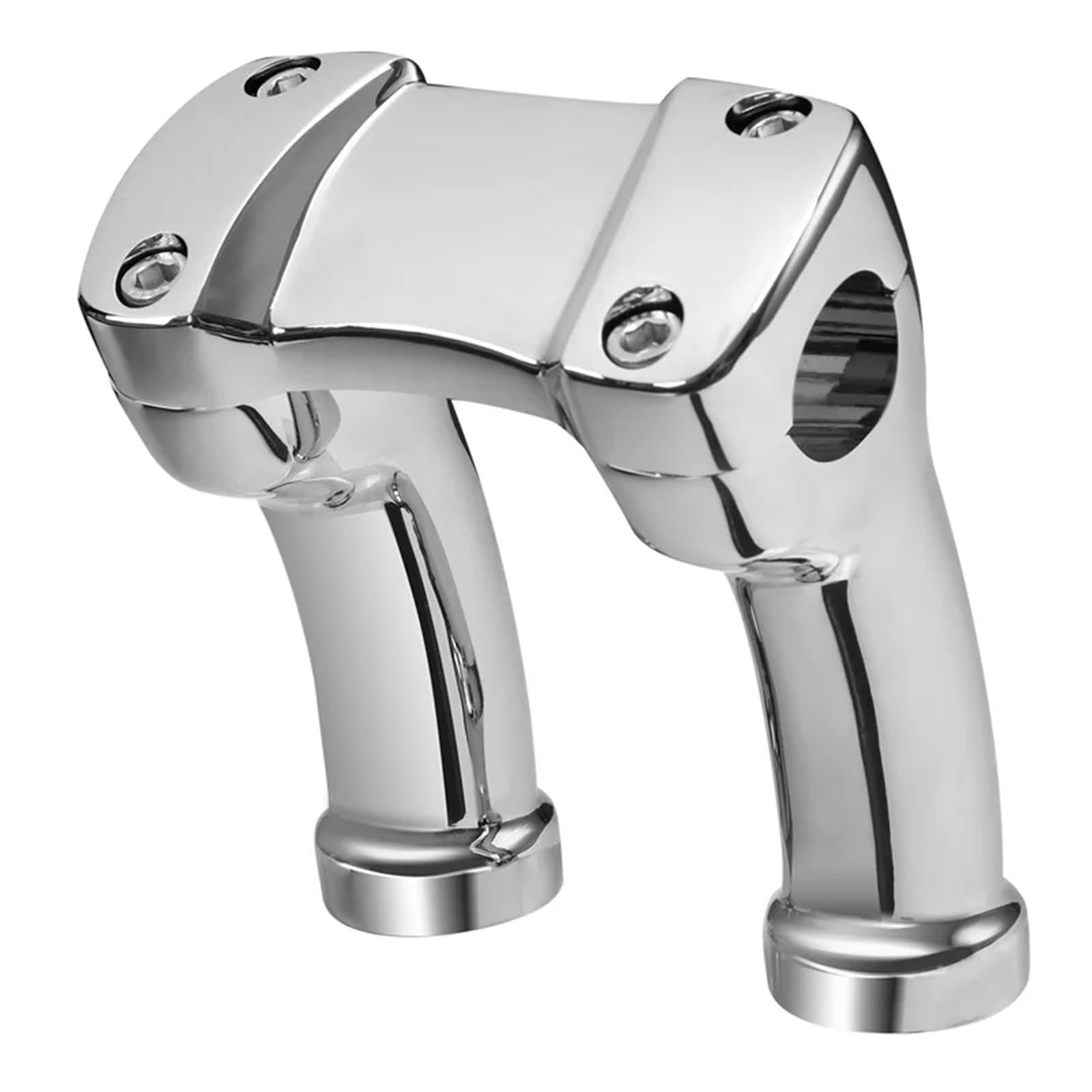 Moto Riser Per Softail Per Moto Dyna Cromato Riser Manubrio Da 4" 1,25" Bar Fit Riser Manubrio