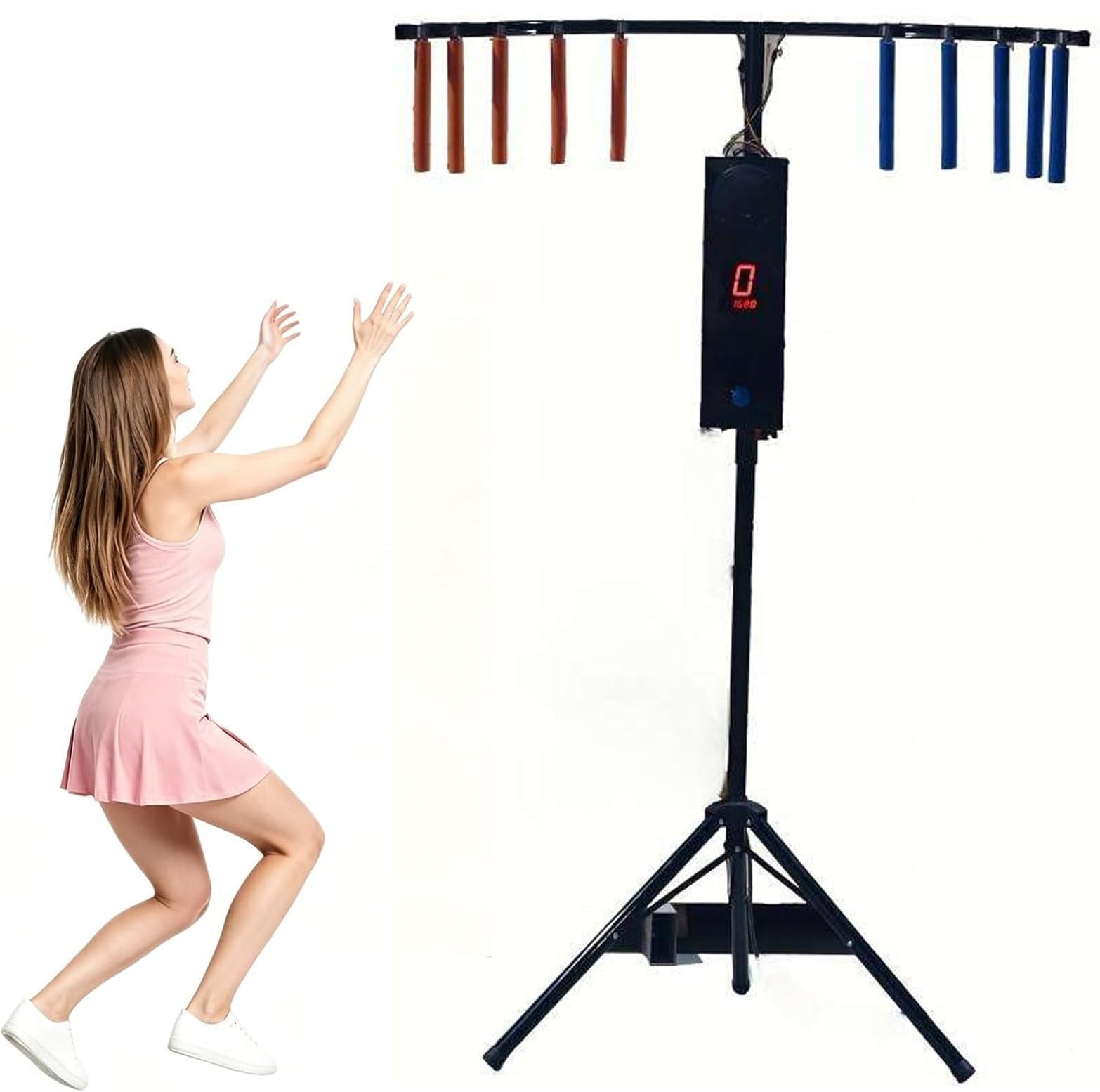 GYQSSD Hand Eye Coordination Training Game, Catch Stick Arcade Game Machine Reflex Sticks Game with Light & Sound, Catch All Drop Sticks for Party, Game Room
