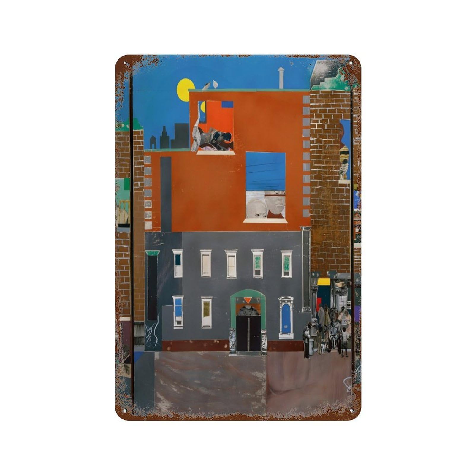 xiaoxiaoshen Romare Bearden (44) Wall Decor Art Metal Tin Poster Modern Home Decor Art Home Bar Shop Decorations Vintage Sign 30x20cm