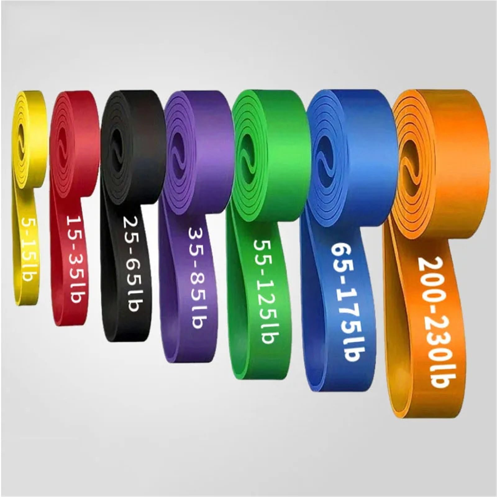 Elastici Fitness Cintura elastica in lattice con fascia di resistenza resistente for trazioni for allenamento pilates, fitness, palestra a casa, esercizi for il corpo