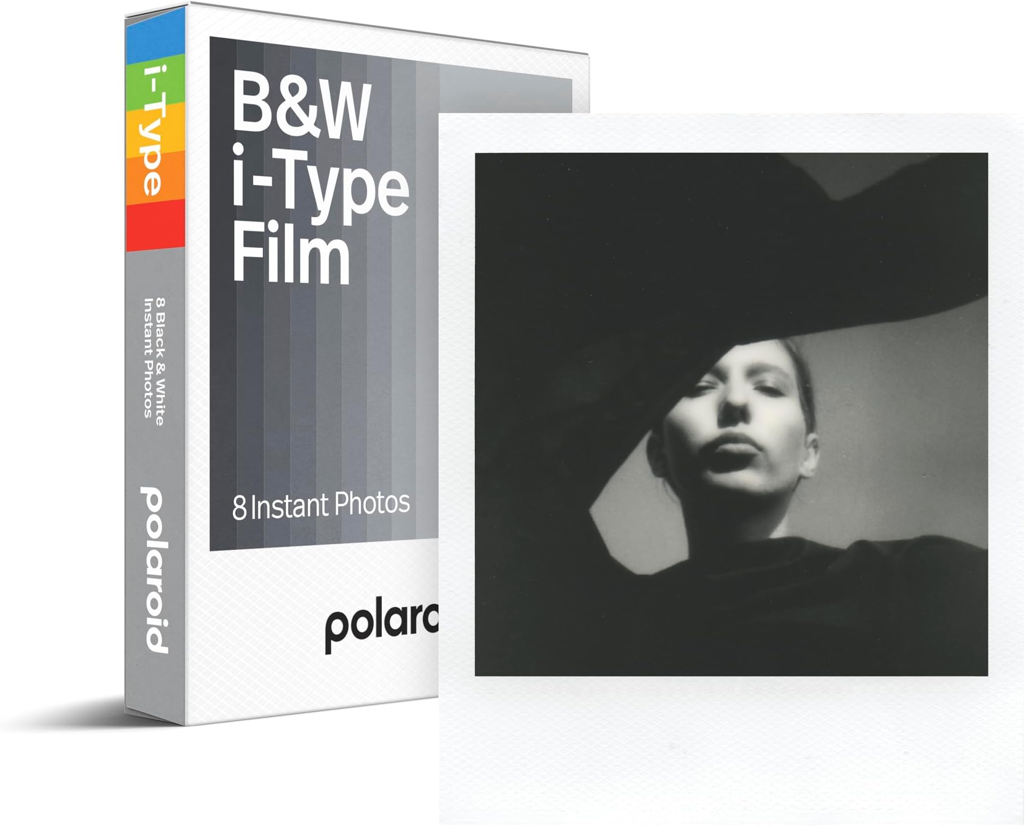 Polaroid B&amp;W Film for I-Type (6001) (Pack of 12)