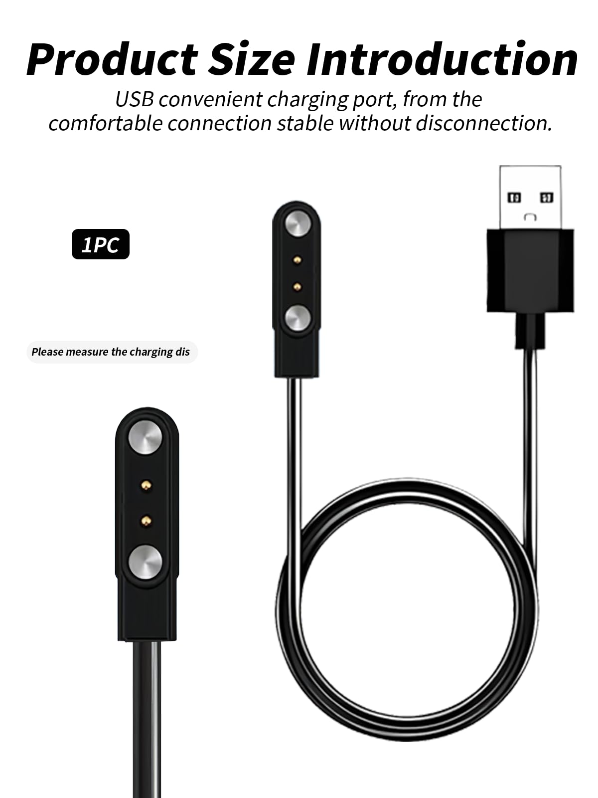Caricabatterie USB Per Smartwatch HW22 – Supporto Dock Con Protezioni Intelligenti, Compatto E Portatile - 3
