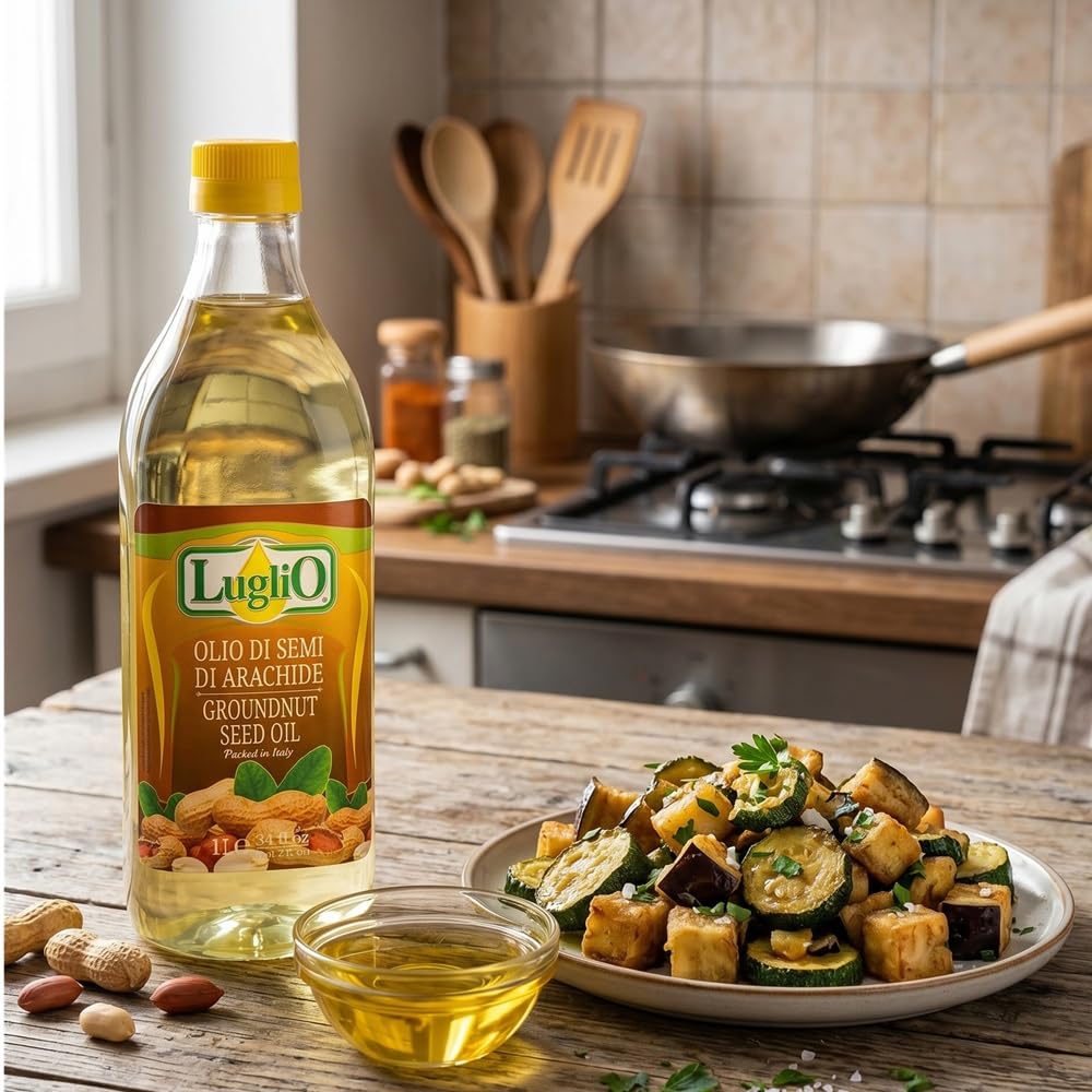 Huile d'Arachide (Lot de 2 x 1 litre)