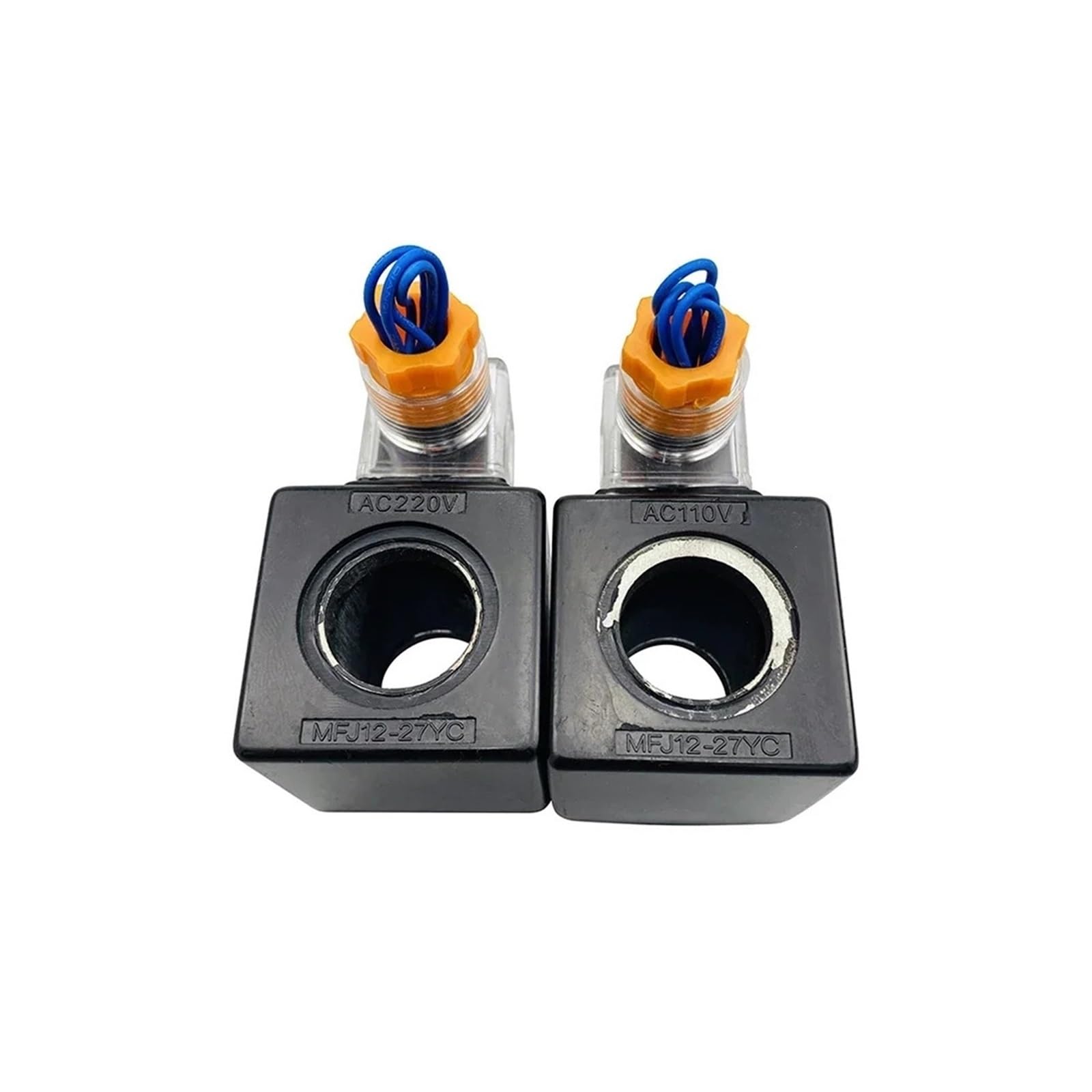 1pcs MFJ12-27YC MFJ12-54YC Coil Control Inner Hole 22mm Long 45mm AC110V/220V(MFJ12-27YC AC110V)
