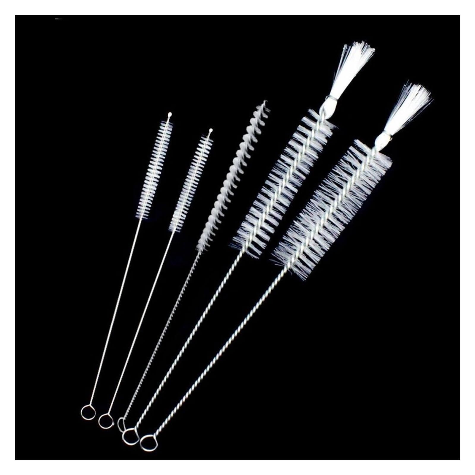 cepillo de alambre, Cepillos de tubo alambre, cepillos limpieza tubos nailon, herramientas manuales, lavado vidrio paja(Diameter4mm L300mm)