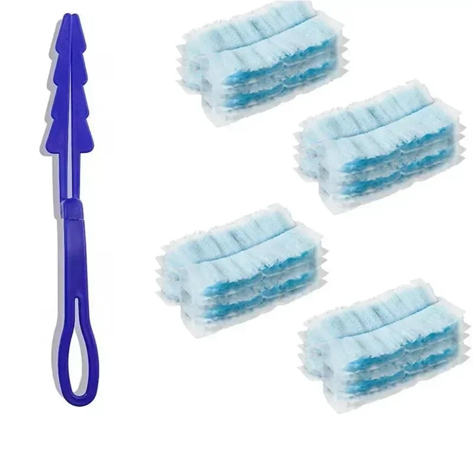 Cleaning Duster 10~60pcs Replacement Heads Duster Microfiber Disposable Short for Cleaning Home Office Blinds Surface Dust Clean Tool(40PCS)