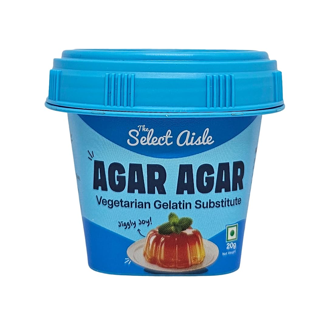 The Select Aisle Veg Gelatin Replacer - Agar Agar -20g [100% Vegetarian| Food Grade Gelatin| Gelling agent| Plant-Based| For Making Jelly/Baking]-image-25