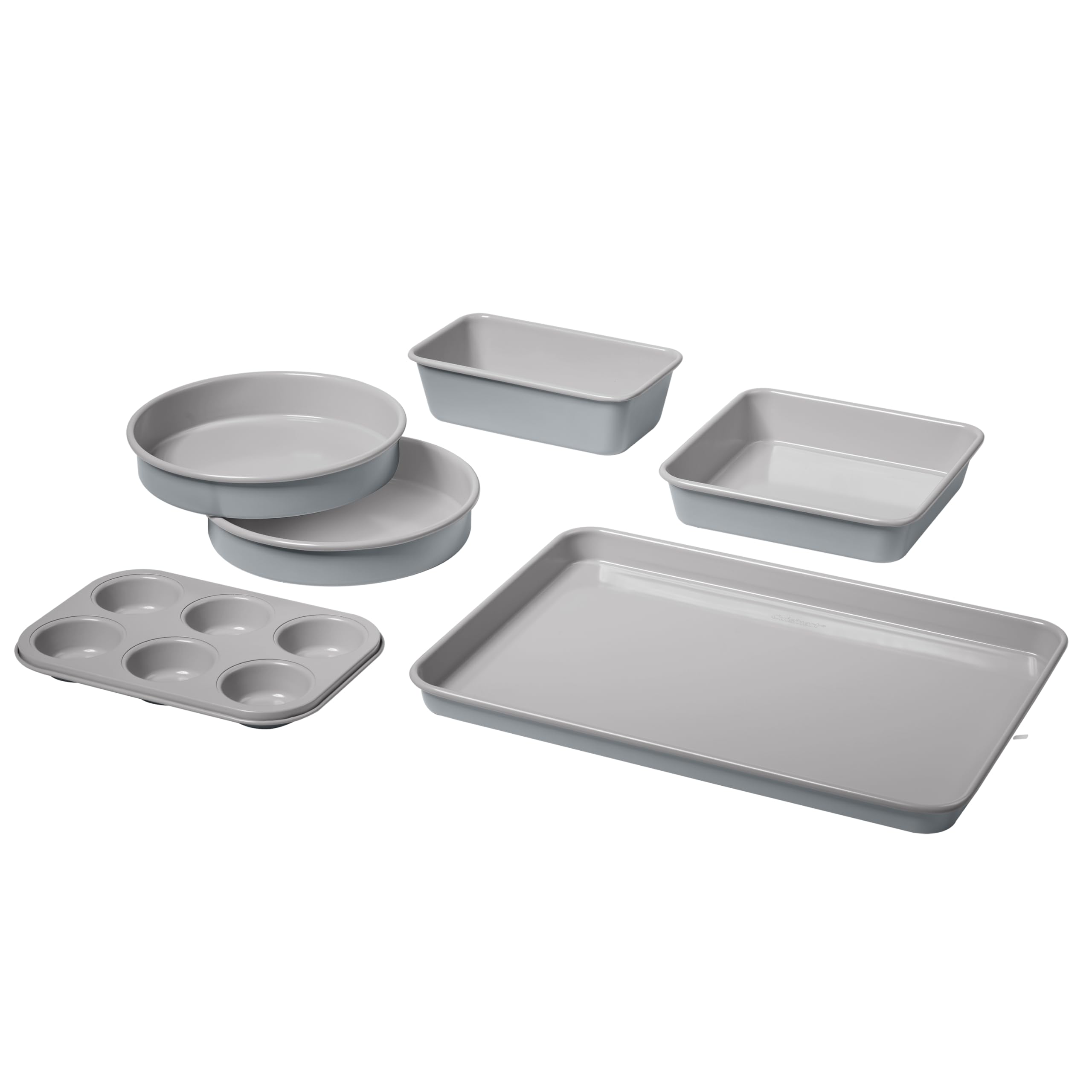 Set de horneado cerámico Cuisinart de 6 piezas gris magnífico antiadherente