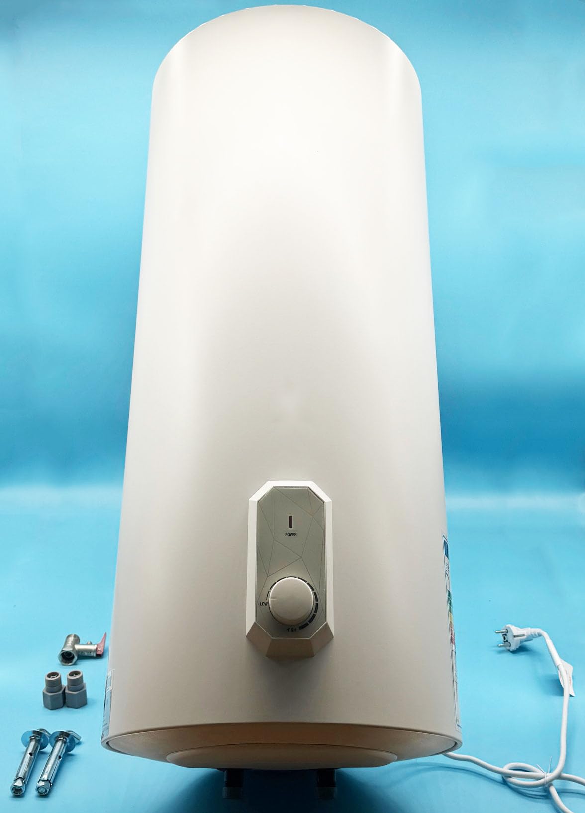 Calentador de Agua Electrico 50 Litros Diseño Delgado | Termo Electrico 50l Especial Armarios | DIseño Slim