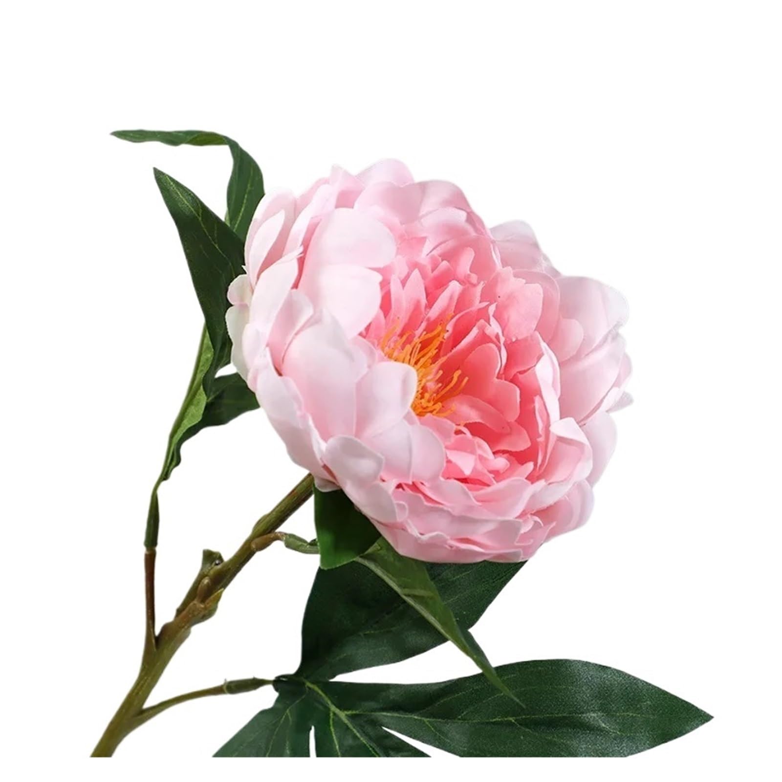 Casetlong 5Pcs Artificial Bouquet Wedding Decor Home Accessories Party(Peony light pink)