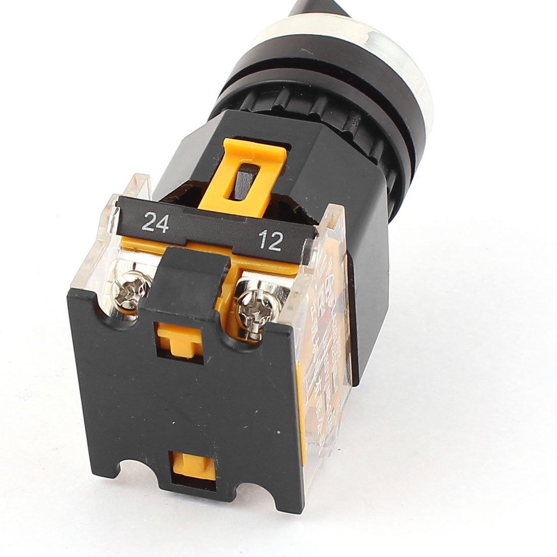 Interrupteur Rotatif 2 Positions DPST NO/NC – Montage Panneau 22mm (sans Marque)