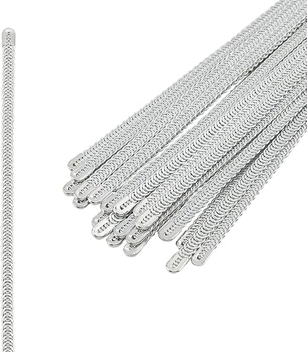 BENECREAT 24 piezas de corsé de metal en espiral de 10 pulgadas, varillas de modelado de acero en espiral, corsé en espiral para corsés, costura de
