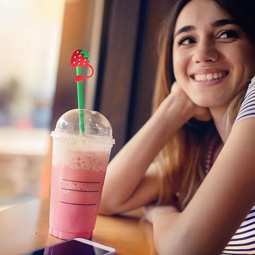 Miniatura 7 de XYBHRC Cubierta para pajilla, 2 fundas de paja de nube, tapa de paja reutilizables, tapones de paja de silicona reutilizables con forma de nube