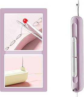 Upgraded 2 in 1 Automatic Needle Threaders Seam Ripper,Quilting Supplies Sewing Kit,Quick Sewing Machine Loop Needle Threa...