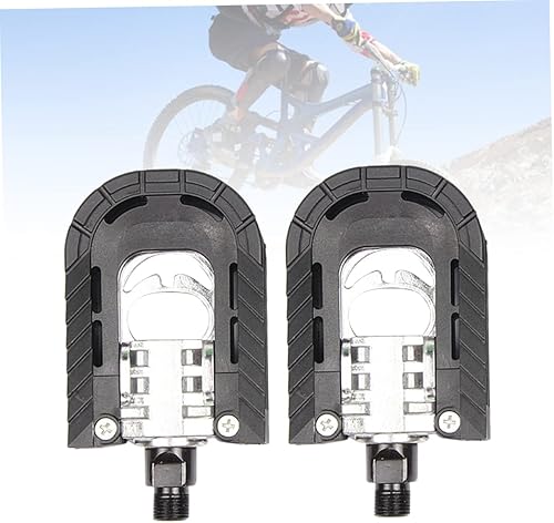 Miniatura 2 de Toddmomy 2 Pairs Universal Pedals Folding Bike Pedals Flat Pedals Replacing Bike Pedals Road Bike Pedals Cycle Pedals Folding Mountain Bike Pedal