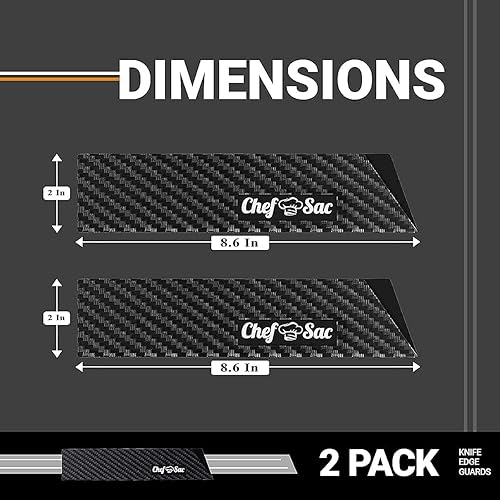 Miniatura 2 de Chef Sac Elite Chef - Bolsa para cuchillos con 2 protectores para cuchillos (8,5 pulgadas) incluida