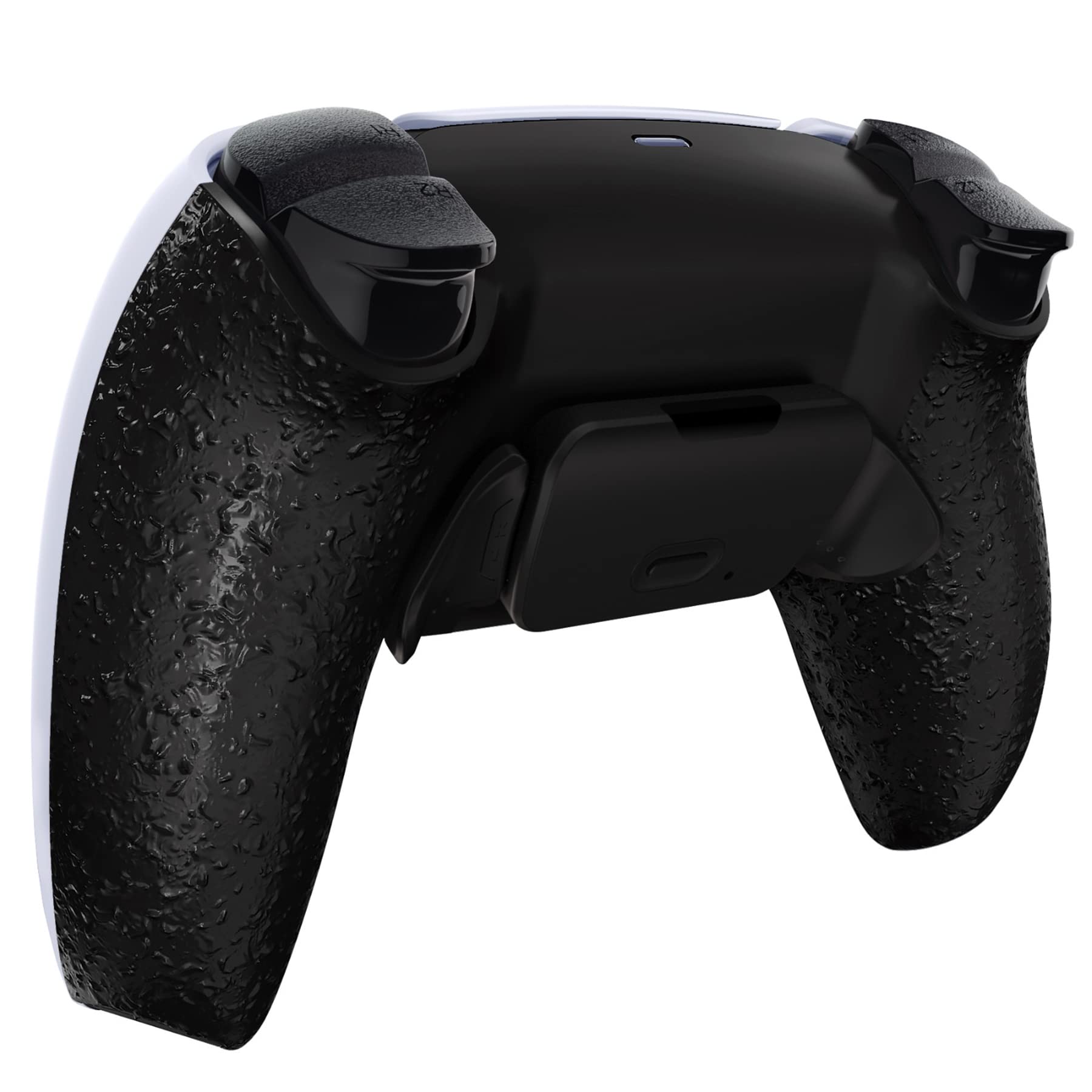eXtremeRate Rise V3 Remap Kit Programmabile per ps5 Controller BDM-030/040/050,Palette Cover Posteriore Tasti Aggiuntivi Back Button Paddles per ps5 Joystick-Nero Antiscivolo