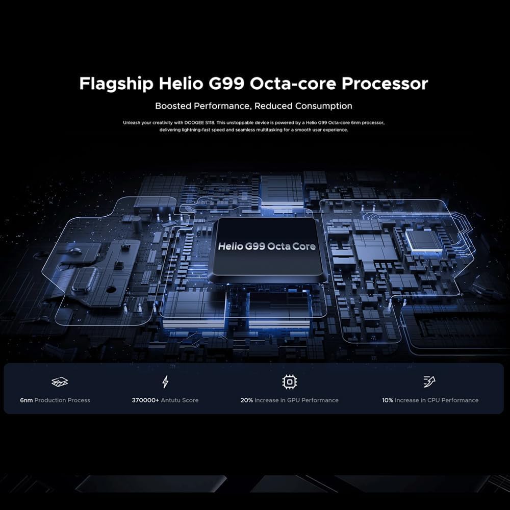 S118 (2024), Helio G99 20GB + 512GB, Batteria 10800mAh / 33W, Rugged 4G Téléphones Portables Débloqués, 50MP (Infrarossi 12MP)+ 8MP + 32MP Smartphones, Android 14 6,58 pollici, NFC Rouge