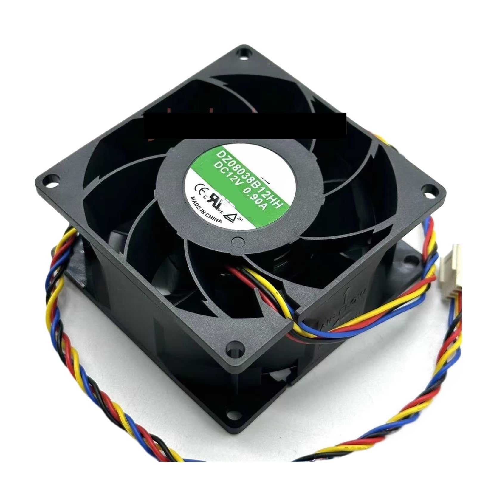 UITGVDQAT DZ08038B12HH DC 12V 0.90A 80x80x38mm 4-Wire Server Cooling Fan